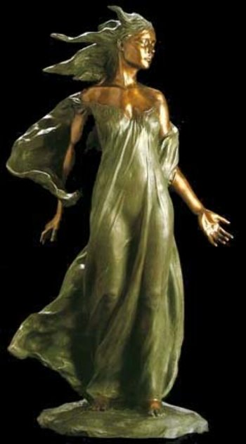 Daughter Life Size  Bronze Sculpture 2000 48 in Sculpture by Frederick Hart
