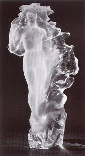 Veil of Light Acrylic Sculpture 1988 22 in Hugem Sculpture - Frederick Hart