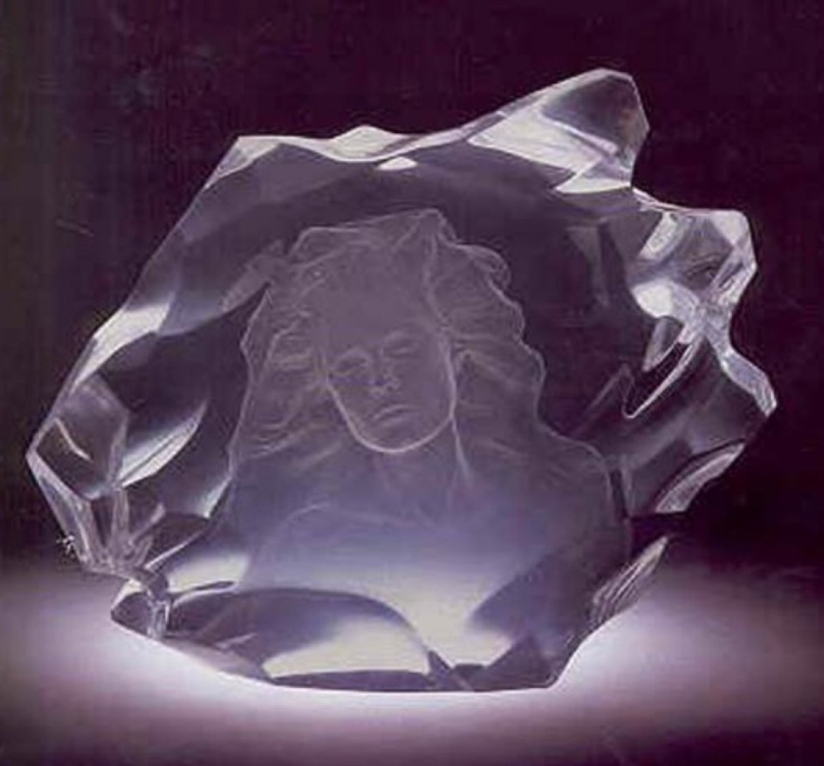 Illuminata I Acrylic Sculpture 1997 Sculpture by Frederick Hart