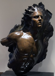 Ex Nihilo: Fragment 5 Bronze Sculpture 2003 40 in Sculpture - Frederick Hart Ex Nihilo: Fragment 5 Bronze Sculpture 2003 40 in Sculpture - Frederick Hart