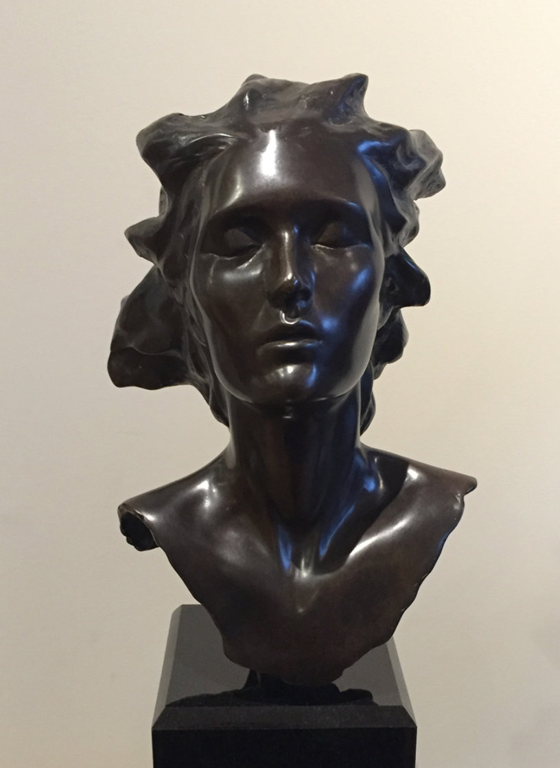Head of Female, Celebration Bronze Sculpture 2014 16 in Sculpture by Frederick Hart Head of Female, Celebration Bronze Sculpture 2014 16 in Sculpture by Frederick Hart