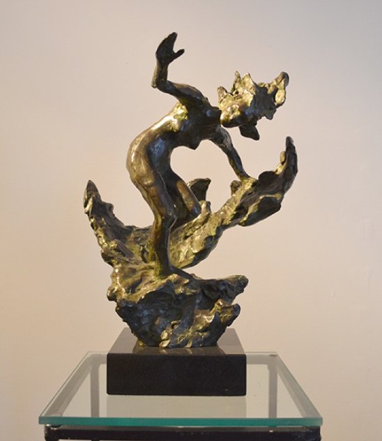 Nymph Bronze Sculpture 2007 15 in Sculpture by Frederick Hart