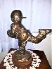 Baseball Player Bronze Sculpture  17 in Sculpture by Corinne Hartley - 3