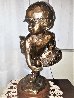 Baseball Player Bronze Sculpture  17 in Sculpture by Corinne Hartley - 6