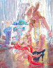 Shoe Fitting 24x20 Original Painting by Corinne Hartley - 0