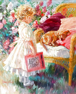 Pooh Corner? 28x24 Original Painting - Corinne Hartley Pooh Corner? 28x24 Original Painting - Corinne Hartley