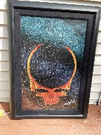 Steal Your Face 2016 36x27 Original Painting by Mickey Hart - 2 Steal Your Face 2016 36x27 Original Painting by Mickey Hart - 2