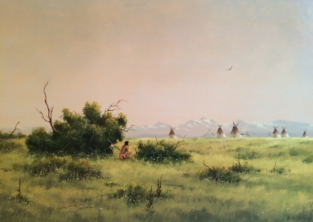 Scout 29x39 Original Painting by Heinie Hartwig Scout 29x39 Original Painting by Heinie Hartwig