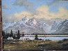 Wyoming Village 1984 26x32 Original Painting by Heinie Hartwig - 1