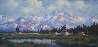 Untitled Mountainscape 19x31 Original Painting by Heinie Hartwig - 2