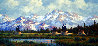 Untitled Mountainscape 19x31 Original Painting by Heinie Hartwig - 0