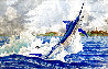 1989 San Juan International Marlin Tournament Watercolor 1989 34x48 - Huge Original Painting by Guy Harvey - 0