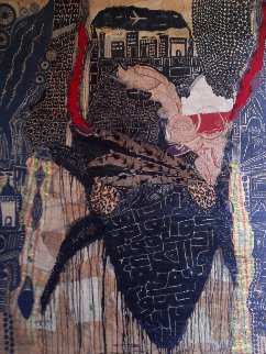 Scarab 2016 75x59 Super Huge Original Painting - Fathi Hassan Scarab 2016 75x59 Super Huge Original Painting - Fathi Hassan