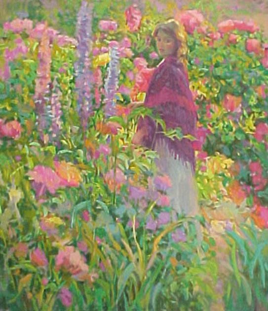 Private Garden 1998 Limited Edition Print by Don Hatfield