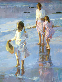 Lapping Waves 1990 Limited Edition Print - Don Hatfield Lapping Waves 1990 Limited Edition Print - Don Hatfield