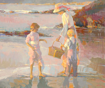 Lending a Hand PP 1997 Limited Edition Print - Don Hatfield Lending a Hand PP 1997 Limited Edition Print - Don Hatfield