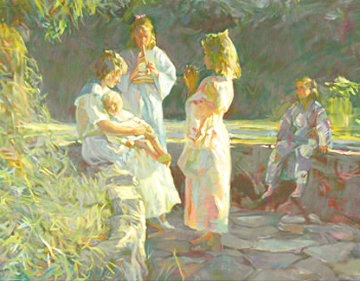 Flute Players Limited Edition Print - Don Hatfield Flute Players Limited Edition Print - Don Hatfield