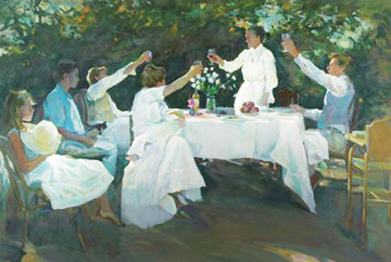 A Toast 39x51 Huge Limited Edition Print - Don Hatfield A Toast 39x51 Huge Limited Edition Print - Don Hatfield