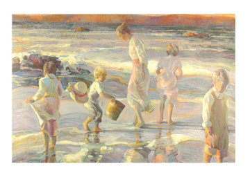 Frolicking at the Seashore 2001 Limited Edition Print - Don Hatfield Frolicking at the Seashore 2001 Limited Edition Print - Don Hatfield