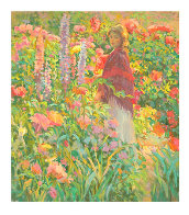 Private Garden 1998 Limited Edition Print by Don Hatfield - 0 Private Garden 1998 Limited Edition Print by Don Hatfield - 0