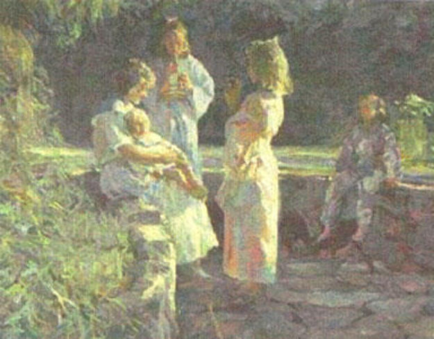 Flute Players 1990 Limited Edition Print by Don Hatfield Flute Players 1990 Limited Edition Print by Don Hatfield