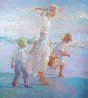 Sunlit Stroll 2008 50x46 Original Painting by Don Hatfield - 1 Sunlit Stroll 2008 50x46 Original Painting by Don Hatfield - 1