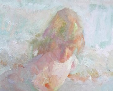 Sunlit Stroll 2008 50x46 Original Painting - Don Hatfield Sunlit Stroll 2008 50x46 Original Painting - Don Hatfield