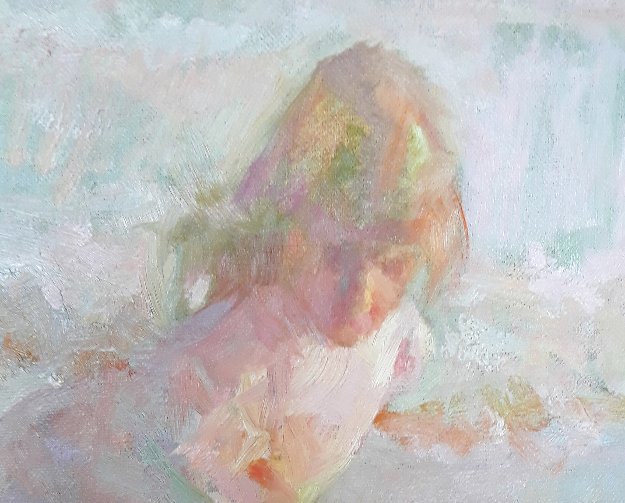 Sunlit Stroll 2008 50x46 Original Painting by Don Hatfield Sunlit Stroll 2008 50x46 Original Painting by Don Hatfield