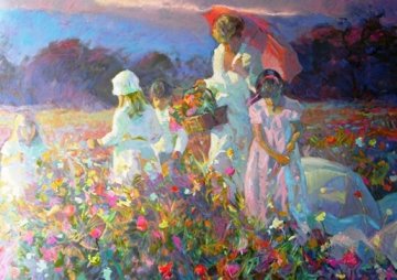 Parasols and Wildflowers 2008 Limited Edition Print - Don Hatfield