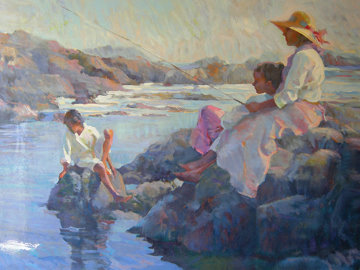 Peaceful Cove 1991 Limited Edition Print - Don Hatfield Peaceful Cove 1991 Limited Edition Print - Don Hatfield