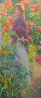 Garden Stroll 46x52 Original Painting by Don Hatfield - 3
