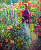Garden Stroll 46x52 Original Painting by Don Hatfield - 0