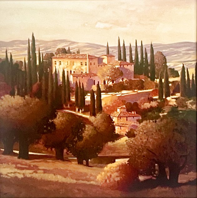 Green Hills of Tuscany AP 56x56 - Huge - Italy Limited Edition Print by Max Hayslette
