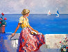 Sea Wall 40x32  Huge Original Painting by Don Hazen - 0