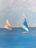 Sea Wall 40x32  Huge Original Painting by Don Hazen - 5