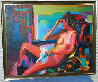 Alicante Decoradora 1970 31x46 Huge Original Painting by Don Hazen - 3