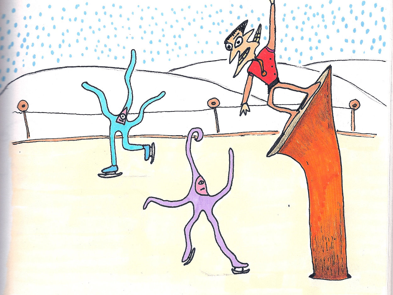 Starfish on Ice Drawing 16x20 Drawing by Kevin Hearn Starfish on Ice Drawing 16x20 Drawing by Kevin Hearn