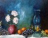 Untitled Still Life 1973 22x26 Original Painting by Ronnie Hedge - 0