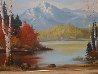 Untitled Landscape 1975 26x38 Original Painting by Ronnie Hedge - 2