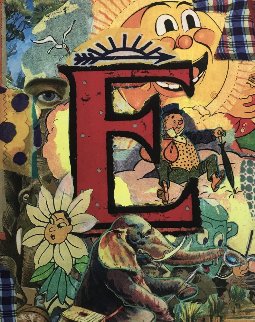 Love Letters: Letter E 1998 Limited Edition Print - Bruce Helander Love Letters: Letter E 1998 Limited Edition Print - Bruce Helander
