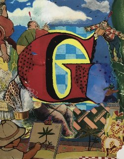 Love Letters: G 1998 Limited Edition Print - Bruce Helander Love Letters: G 1998 Limited Edition Print - Bruce Helander