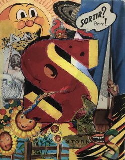 Love Letters: Letter S 1998 Limited Edition Print - Bruce Helander Love Letters: Letter S 1998 Limited Edition Print - Bruce Helander