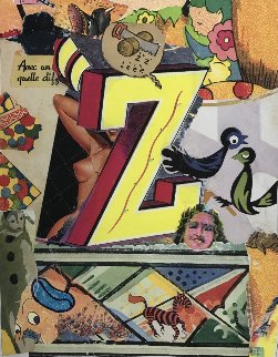 Love Letters: Letter Z 1998 Limited Edition Print - Bruce Helander Love Letters: Letter Z 1998 Limited Edition Print - Bruce Helander