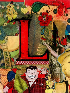 Love Letters - L 1998 Limited Edition Print - Bruce Helander Love Letters - L 1998 Limited Edition Print - Bruce Helander