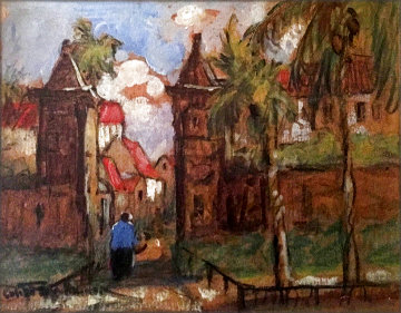 Old City Gates St. Augustine Florida 5x7 Original Painting - Colette Pope Heldner Old City Gates St. Augustine Florida 5x7 Original Painting - Colette Pope Heldner