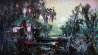 Swamp Idyl 60's 31x55 Huge Original Painting by Colette Pope Heldner - 0