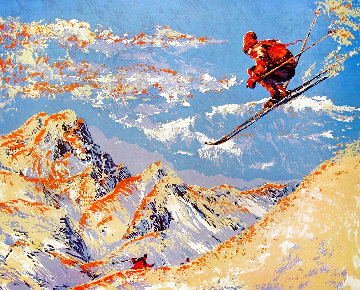 Skier 1979 Limited Edition Print - Paul Blaine Henrie Skier 1979 Limited Edition Print - Paul Blaine Henrie