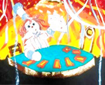 Blackjack Beats 20x30 Original Painting - Paul Blaine Henrie Blackjack Beats 20x30 Original Painting - Paul Blaine Henrie