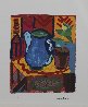Blue Pitcher 1988 Limited Edition Print by Henry Miller - 1