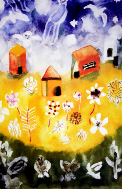 House and Angels 2000 Limited Edition Print by Henry Miller